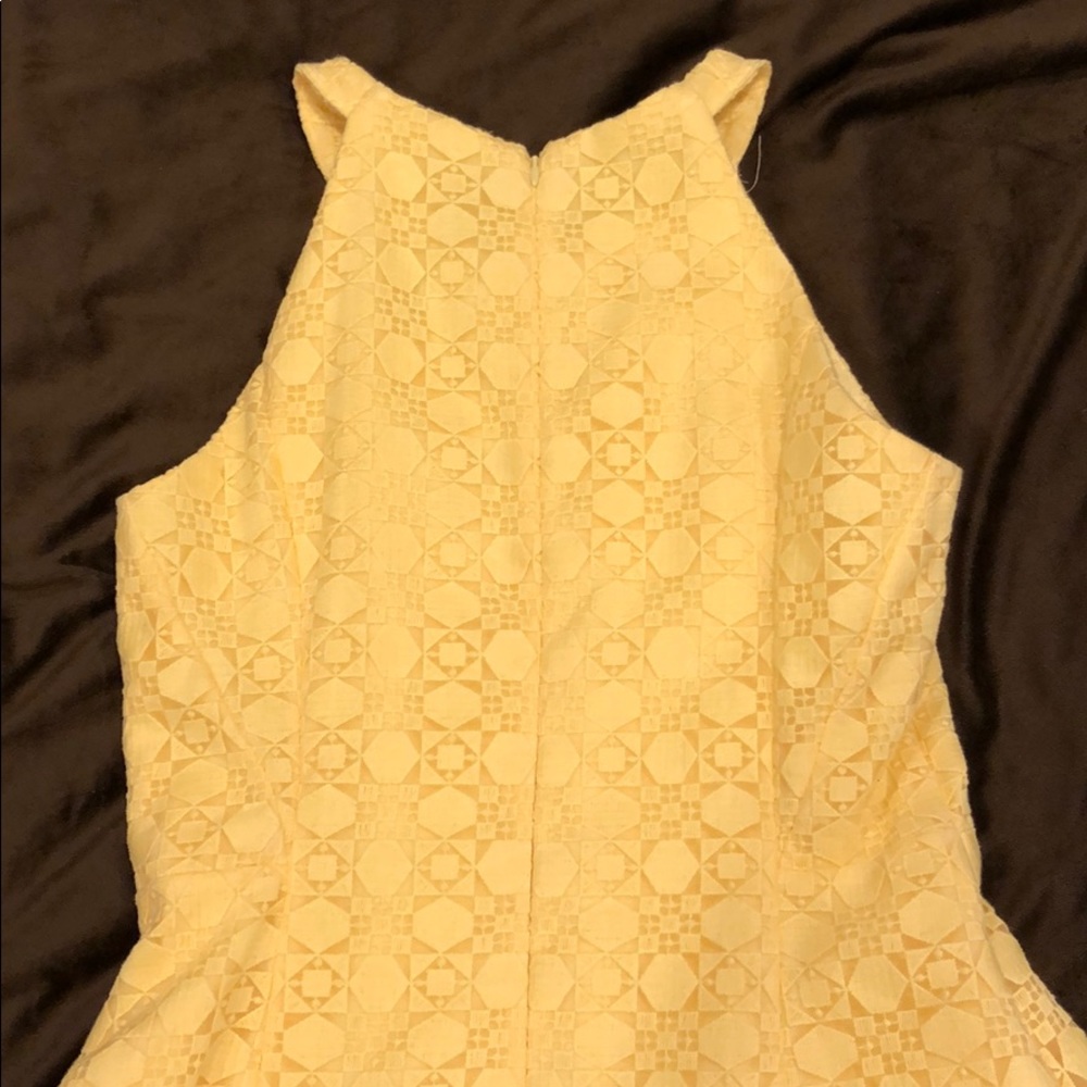 White House black market yellow dress - Picture 5 of 6